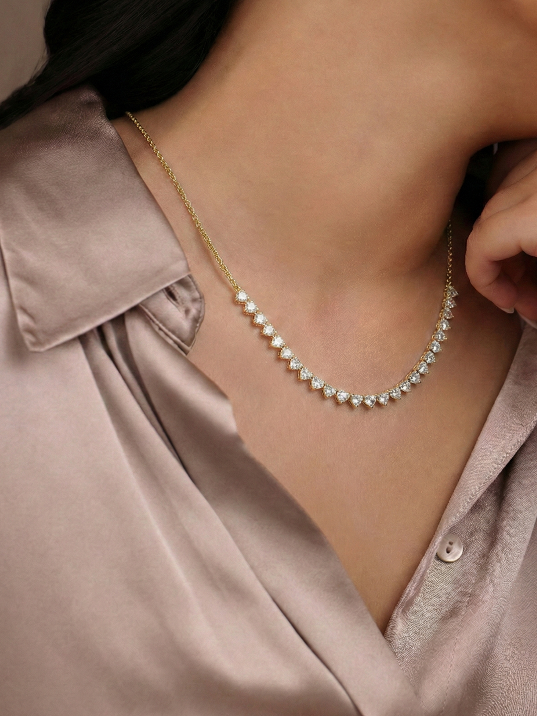 Humesha Hearts Necklace