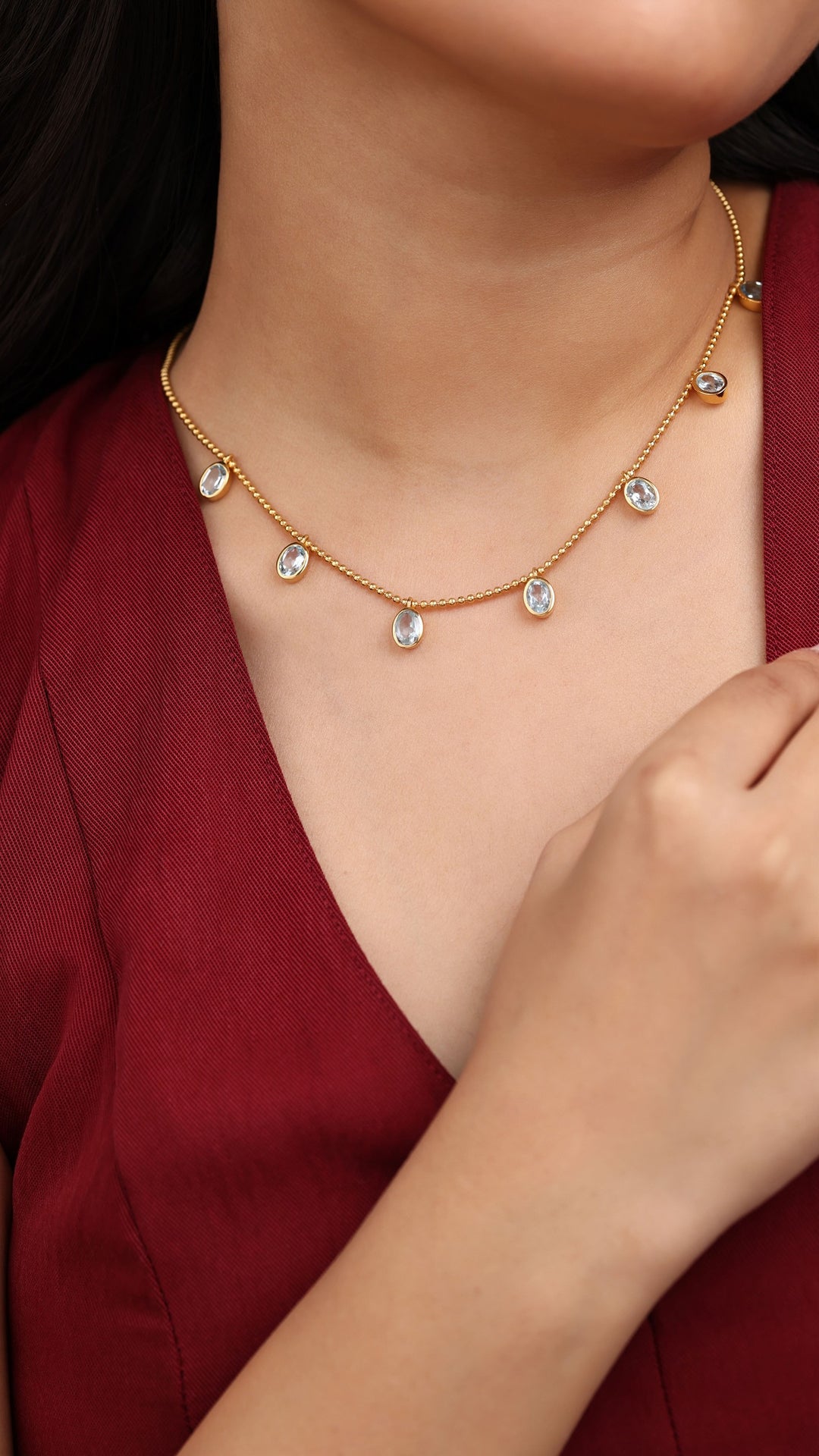 Titli Pastel Necklace (Vermeil)