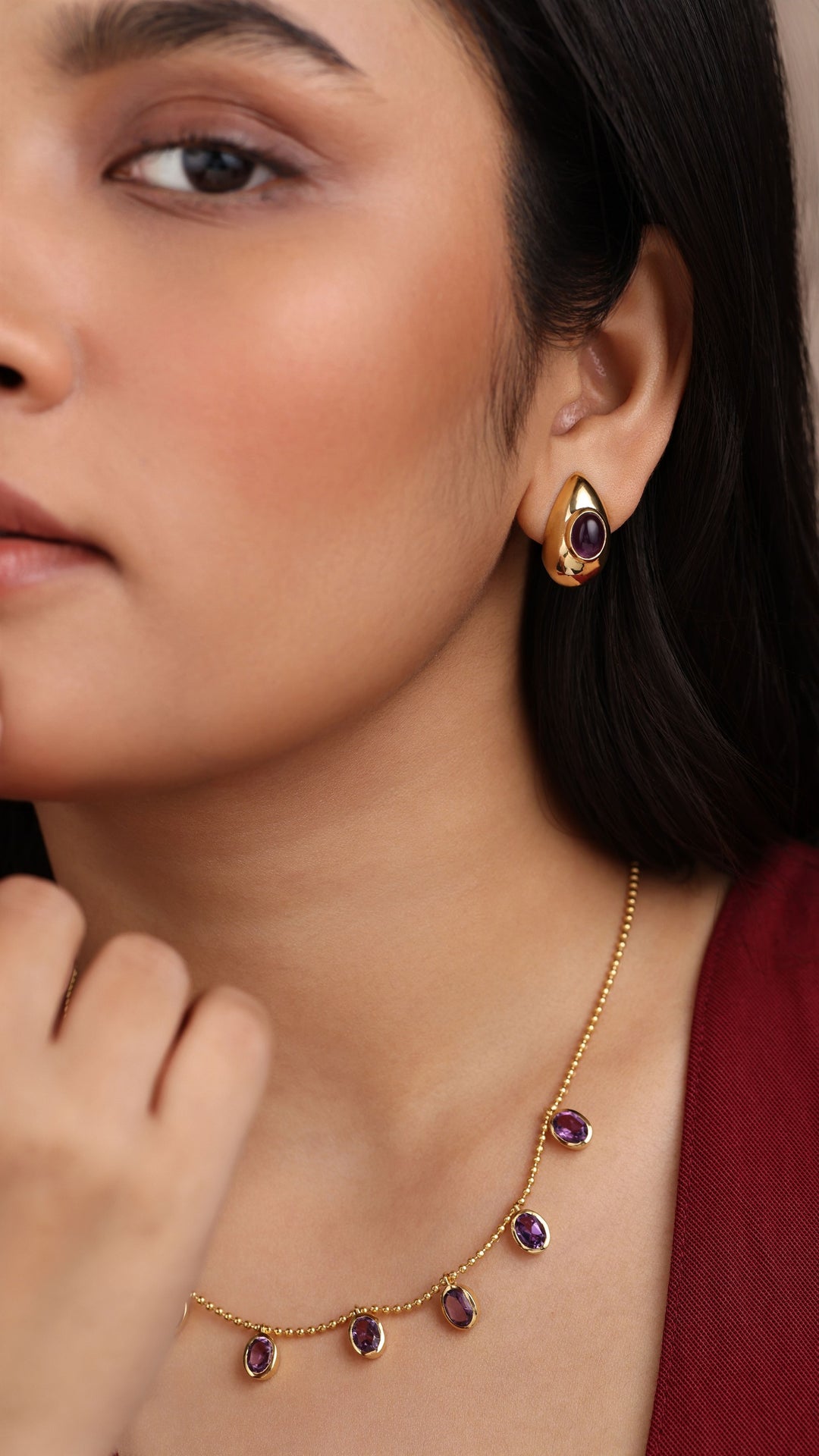 Titli Pastel Necklace (Gold)