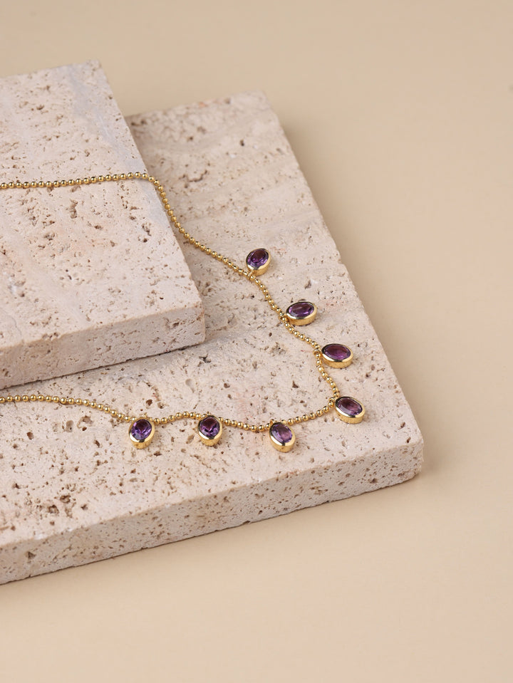 Titli Pastel Necklace (Gold)